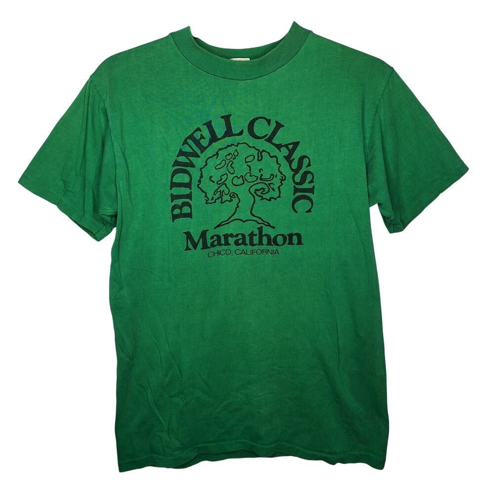 VTG 80s Bidwell Classic Marathon T-shirt Men's M Chico California Single Stitch